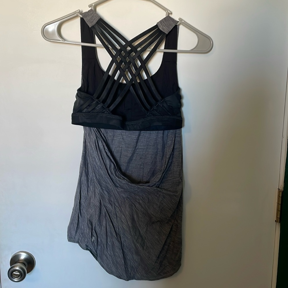Lululemon Open Back Built in Bra Tank